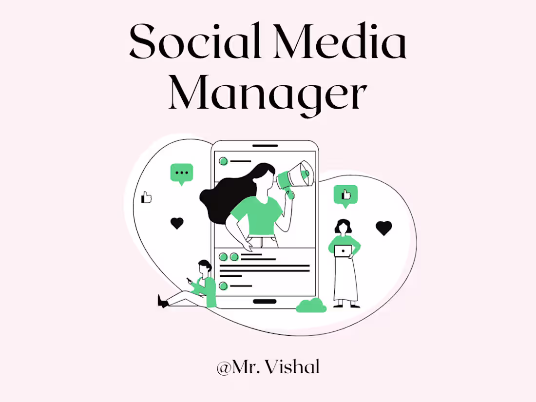Cover image for I am your Social Media Manager/Marketer/strategy building... 