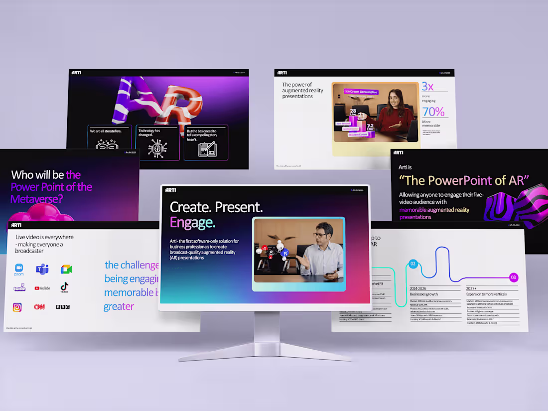 Cover image for You will get a branded presentations for your startup