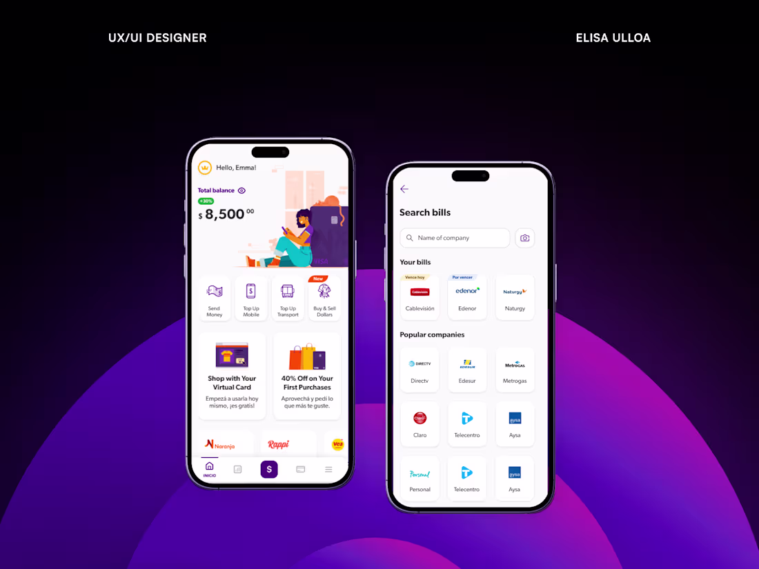 Cover image for Bill Payment – Mobile App UX/UI Design