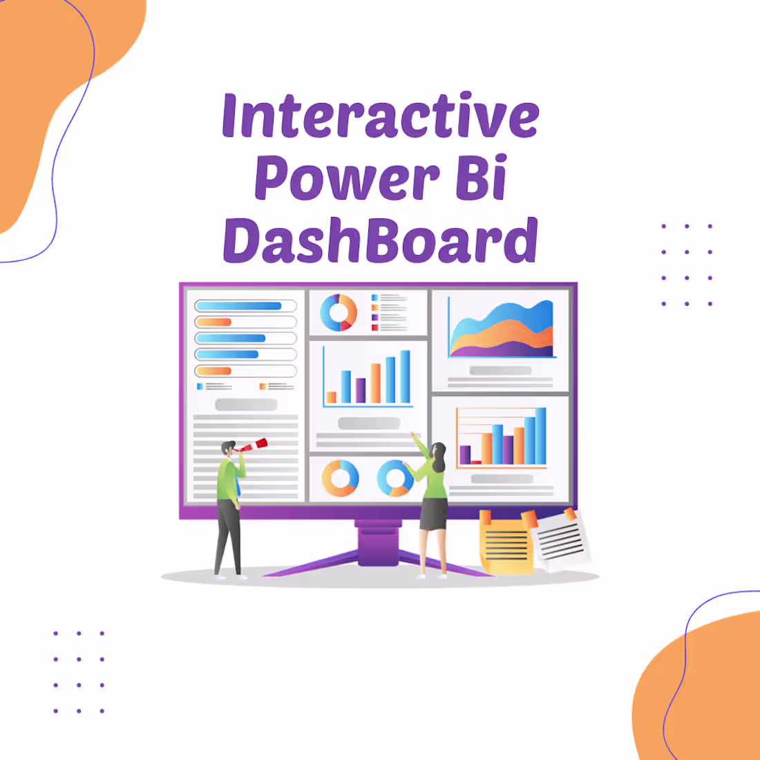 Cover image for Data Analysis and Visualization via Power Bi