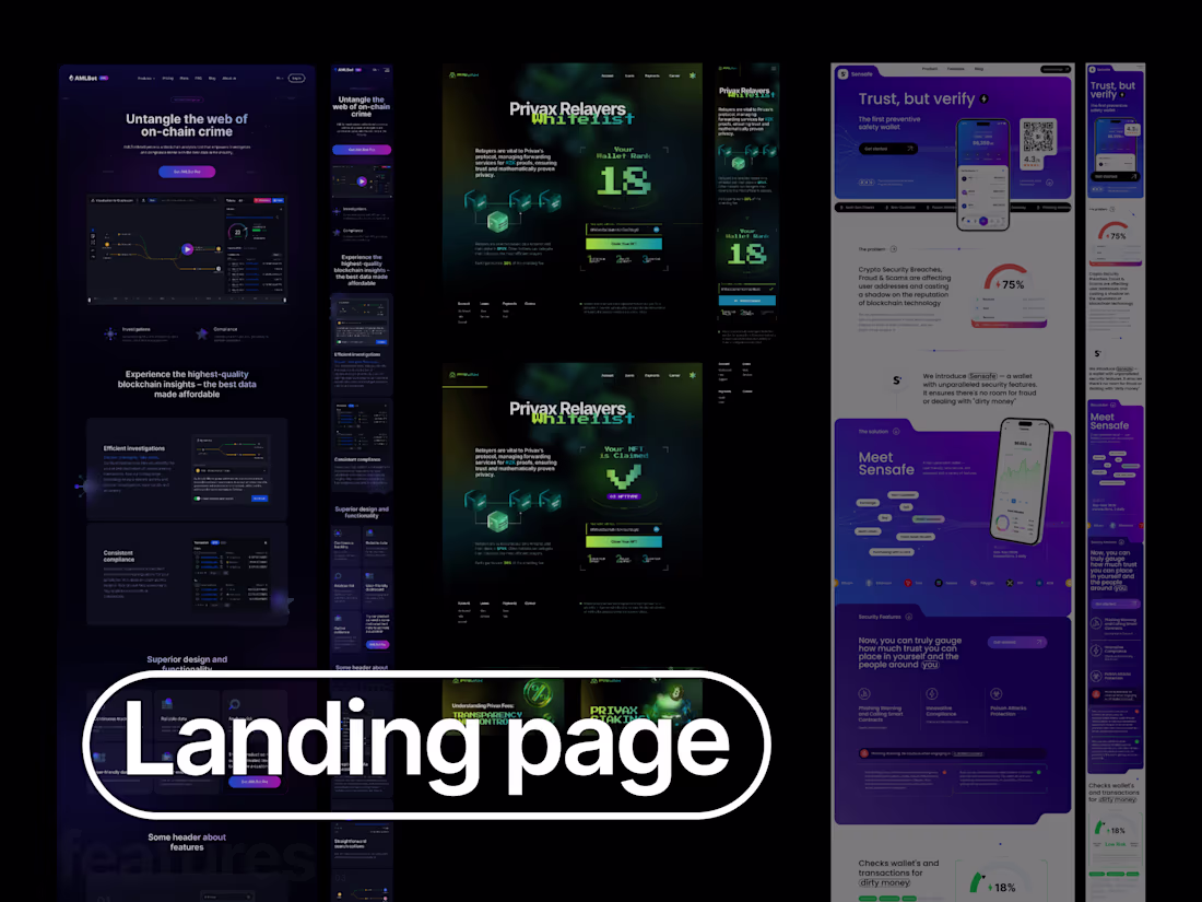 Cover image for Landing Page Design