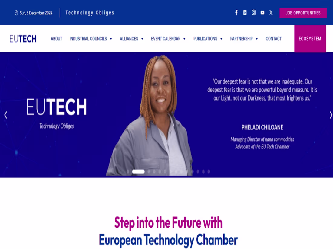 Cover image for European EUTECH Website  (WordPress & Elementor)