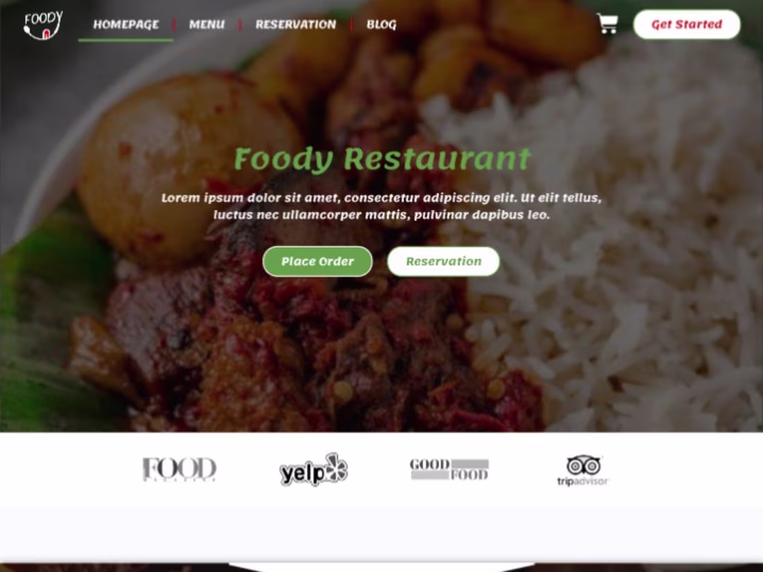 Cover image for Foody Restaurant | No 1 Restaurant Dishes