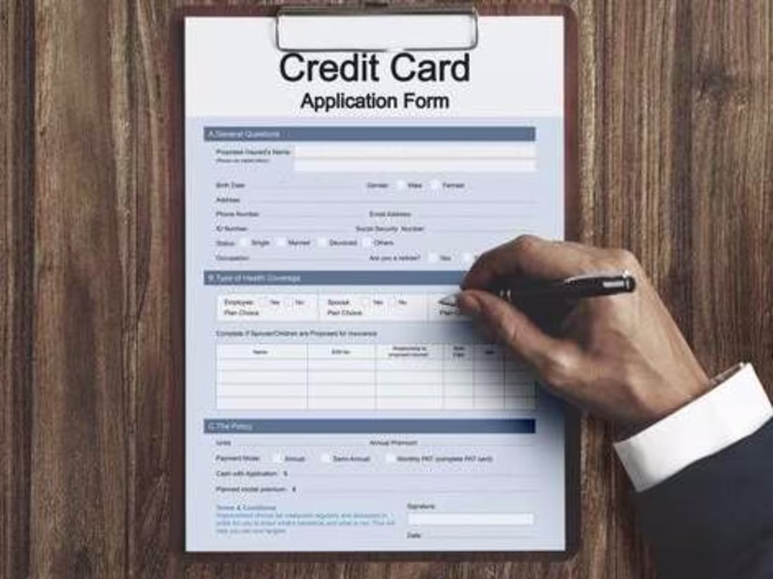 Cover image for Credit card application