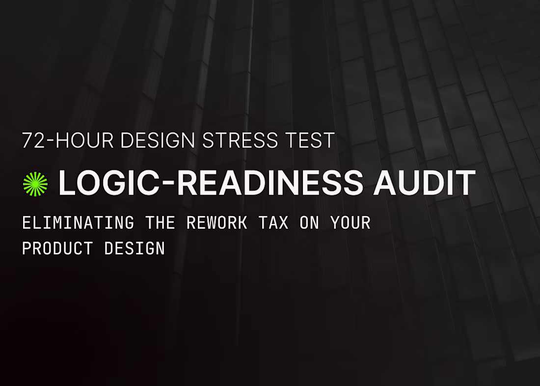 Cover image for 72-Hour Logic Stress Test (Build-Ready Audit)