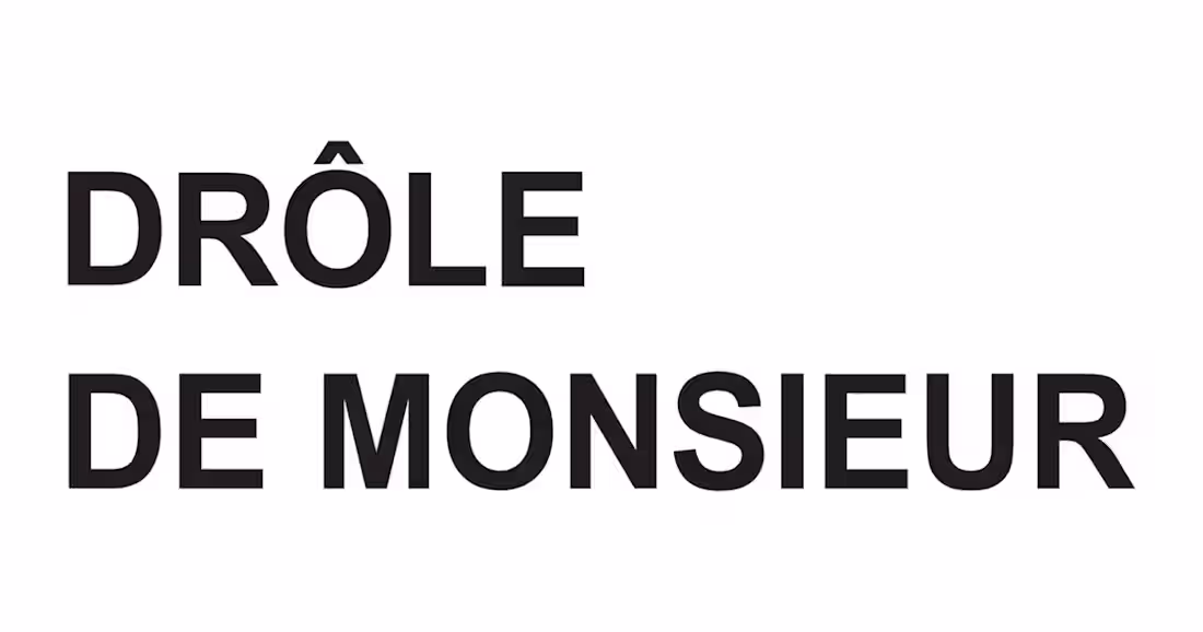 Cover image for Drôle de Monsieur