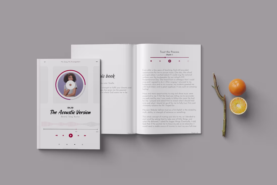 Cover image for iPhone Themed Musical Book interior and cover Design