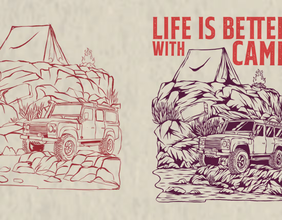 Cover image for LIFE IS BETTER WITH CAMP :: Behance
