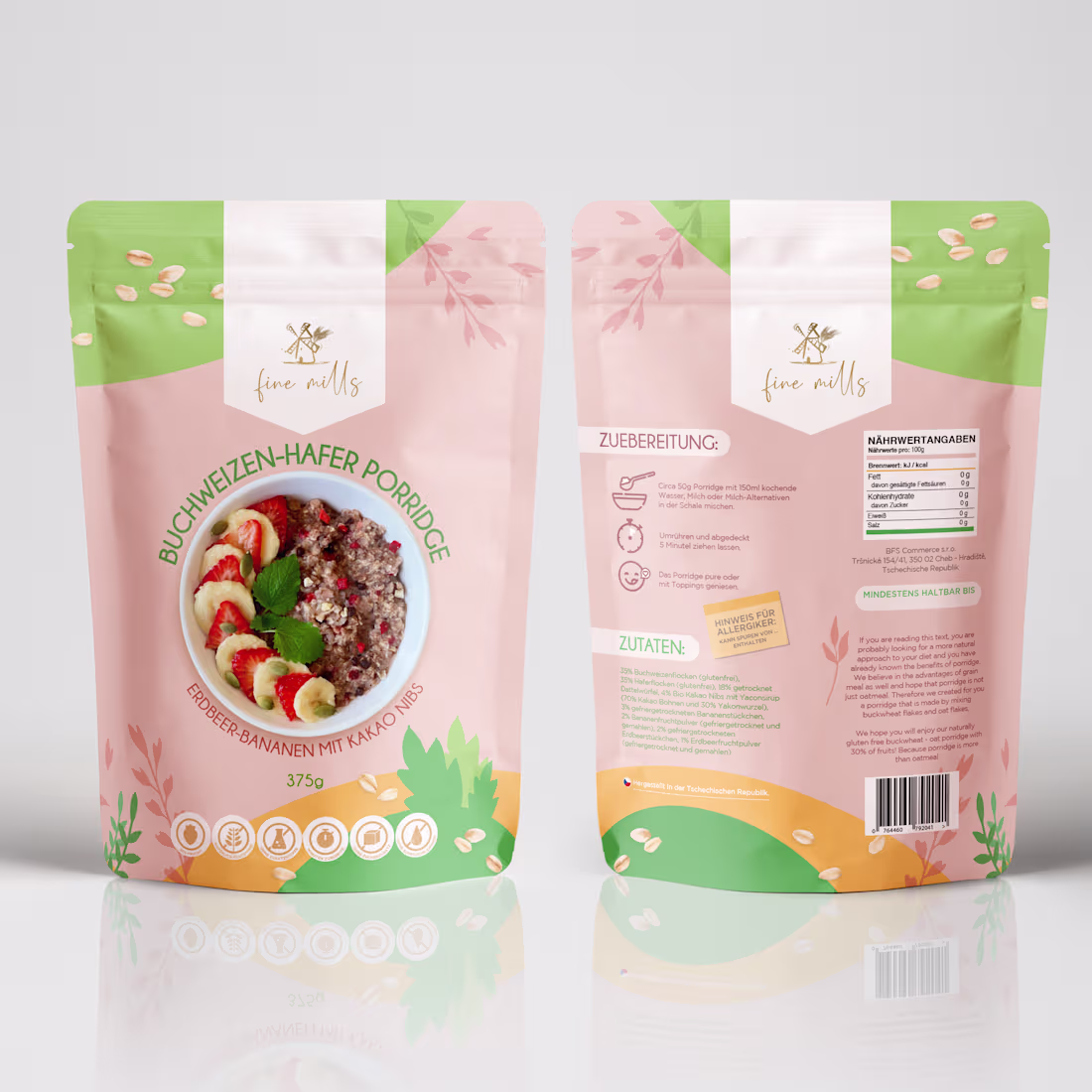 Cover image for Fine Mills packaging on Behance