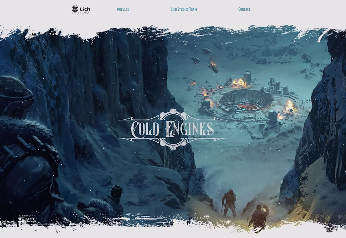 Cover image for LichStudios.com - gamedev company website