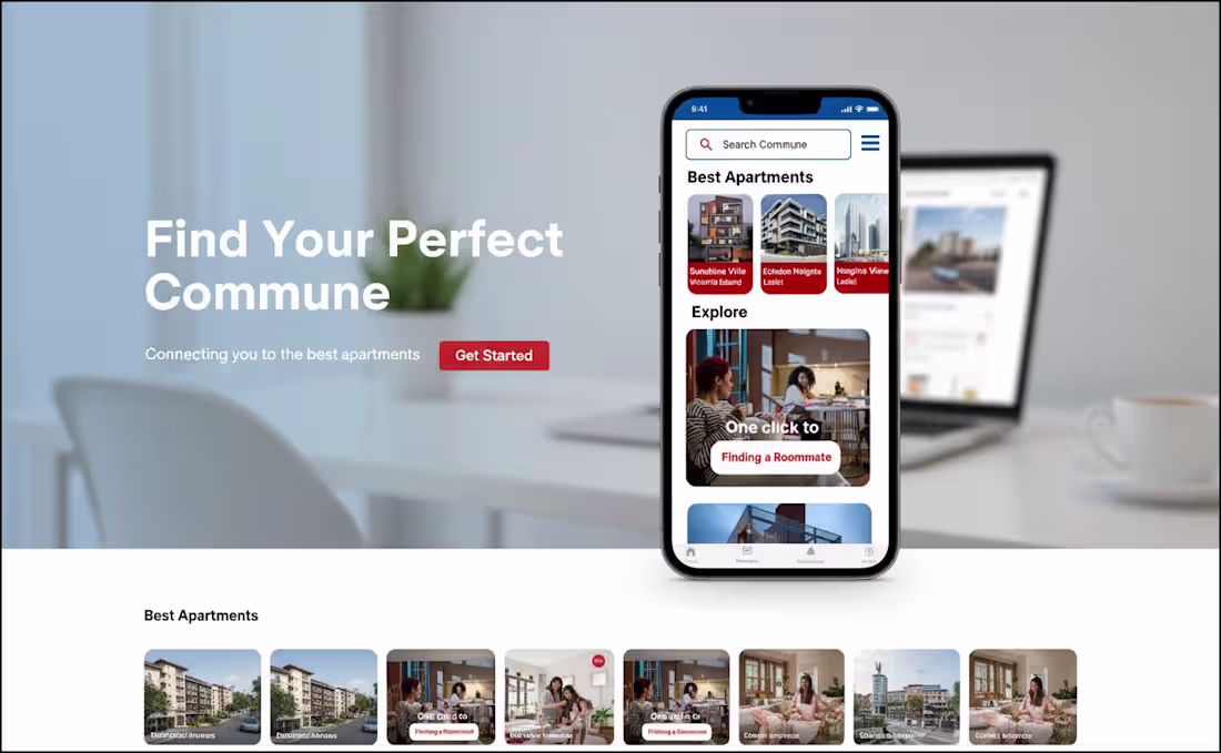 Cover image for Commune: Social Renting App Development