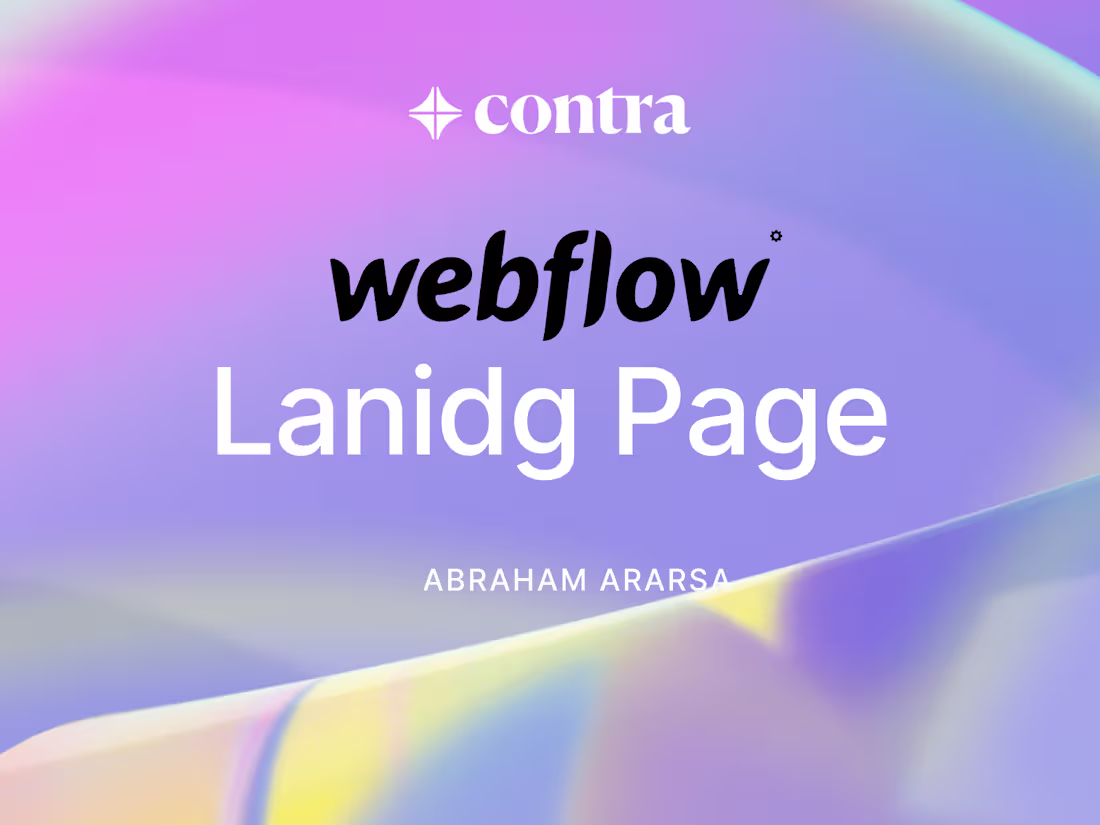 Cover image for WebFlow Development.