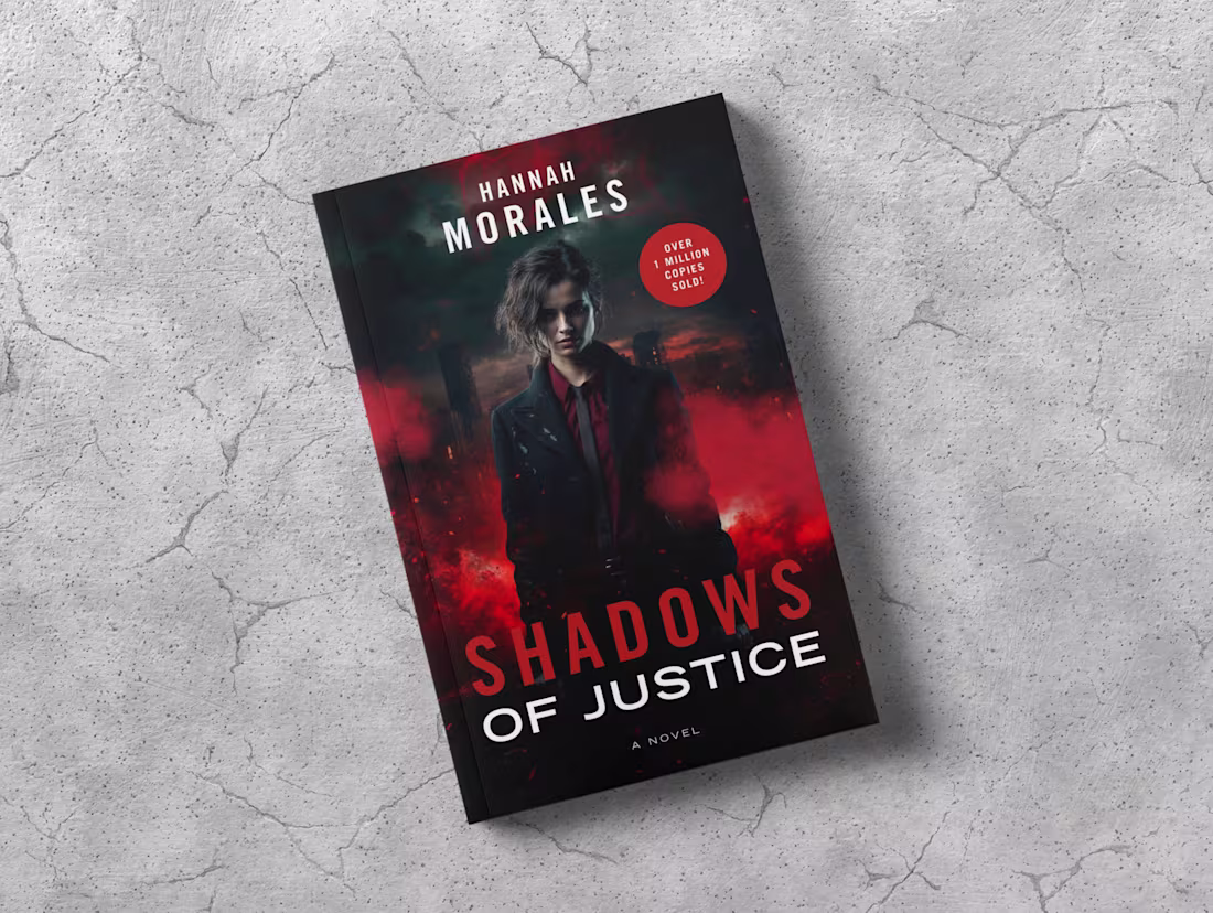 Cover image for Shadows of Justice Thriller Book Cover Design Template
