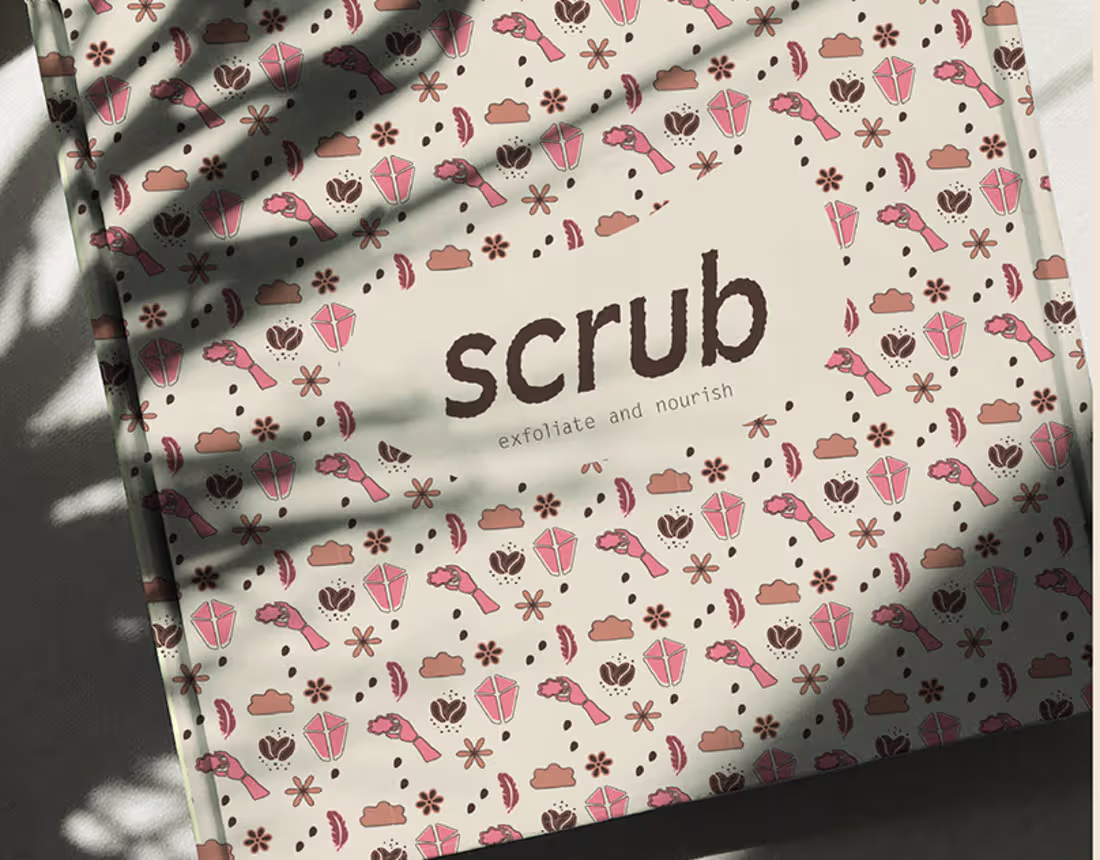 Cover image for sugar scrub brand identity design | Behance :: Behance