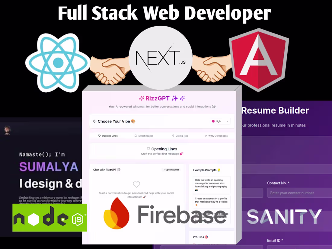 Cover image for Full Stack Website Developer