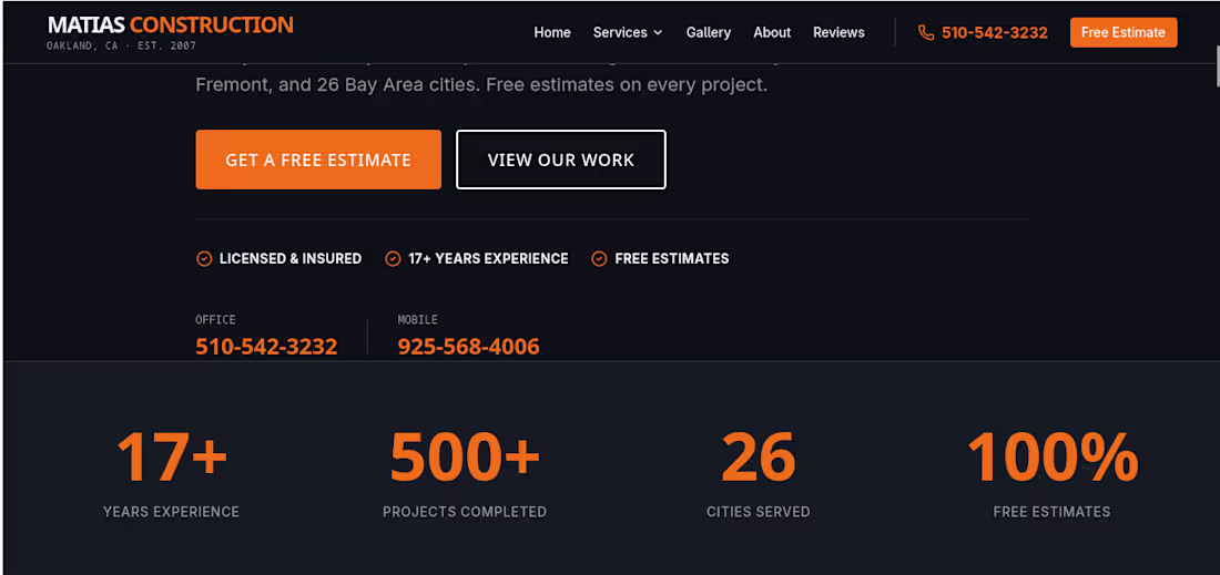 Cover image for Sample portfolio design for matias