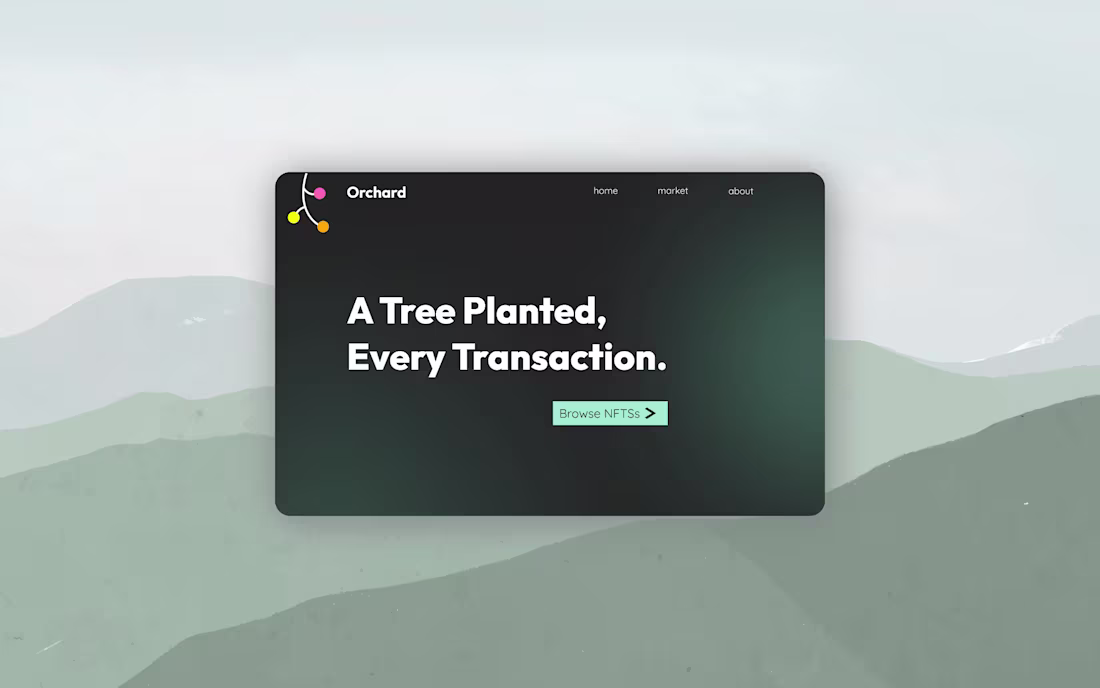 Cover image for NFT Landing Page