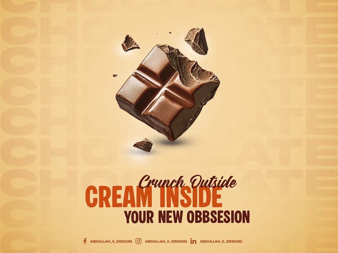 Cover image for chocolate ads creative