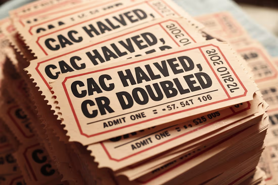 Cover image for Halving CAC and Doubling Leads