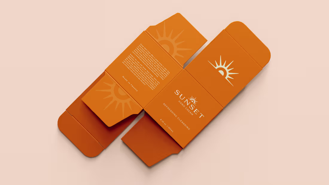 Cover image for Sunset Hand Cream | Brand identity 