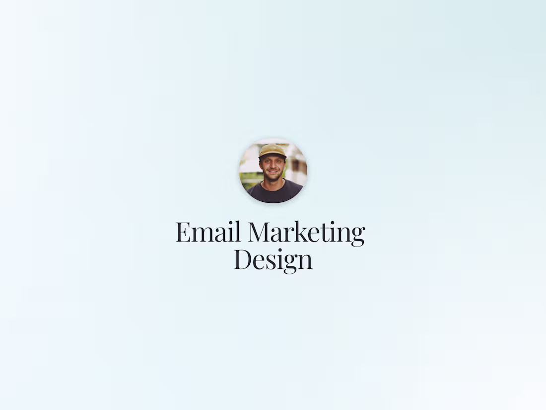 Cover image for Email Marketing Design