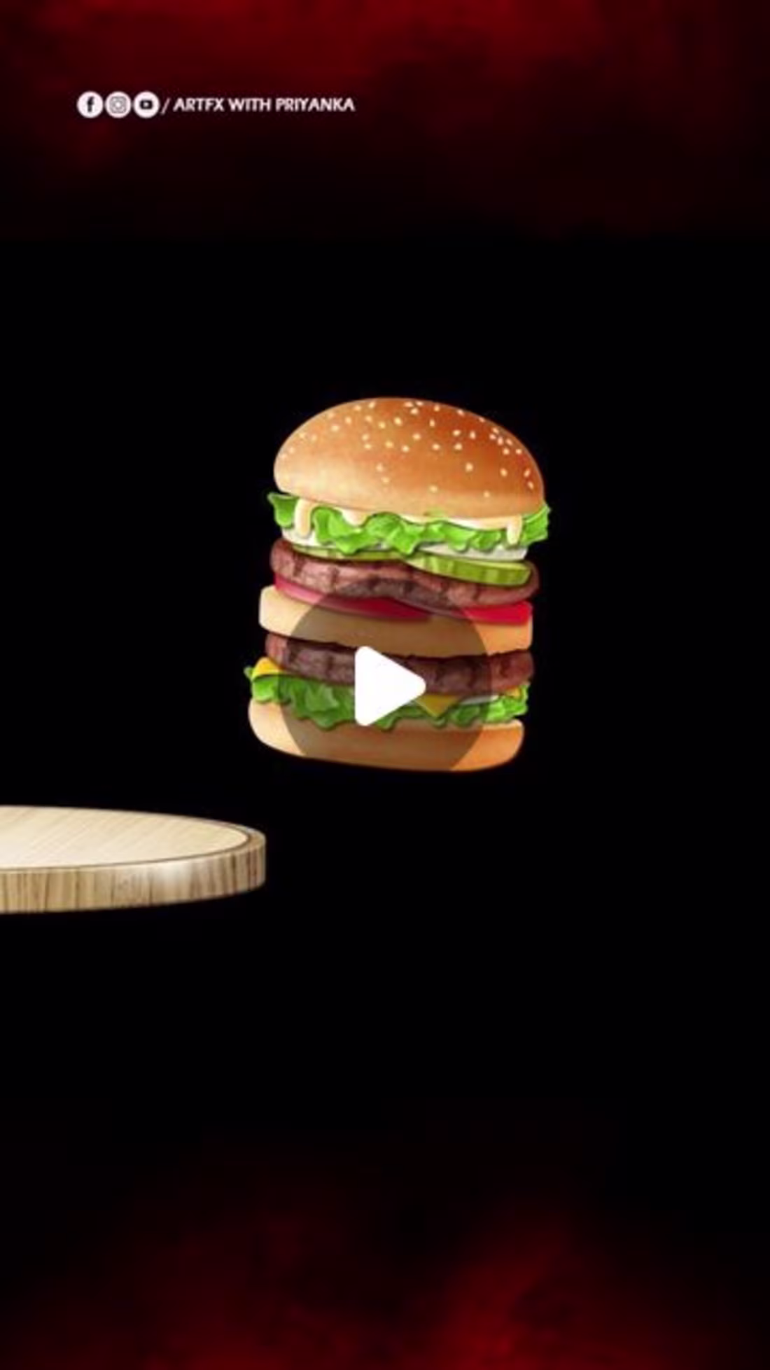 Cover image for  “Burger advertisement
#productpromotion