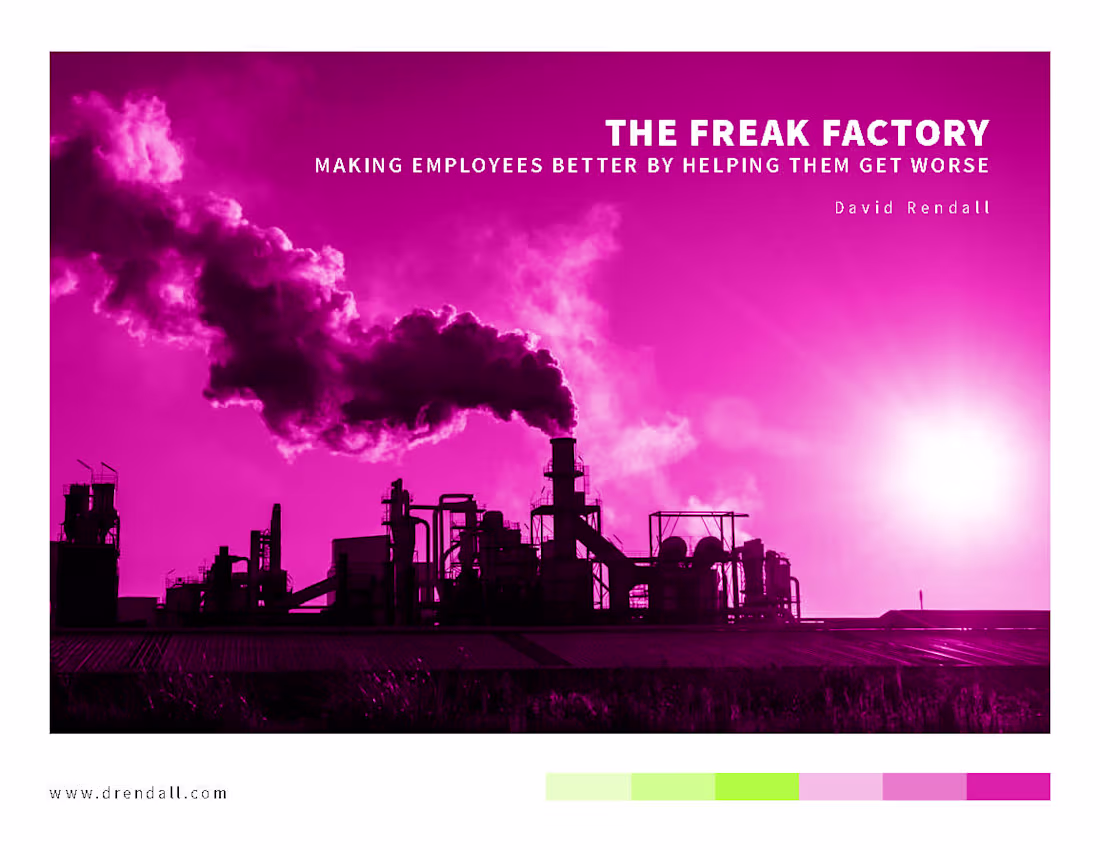 Cover image for Rendall-Freak Factor Manifesto