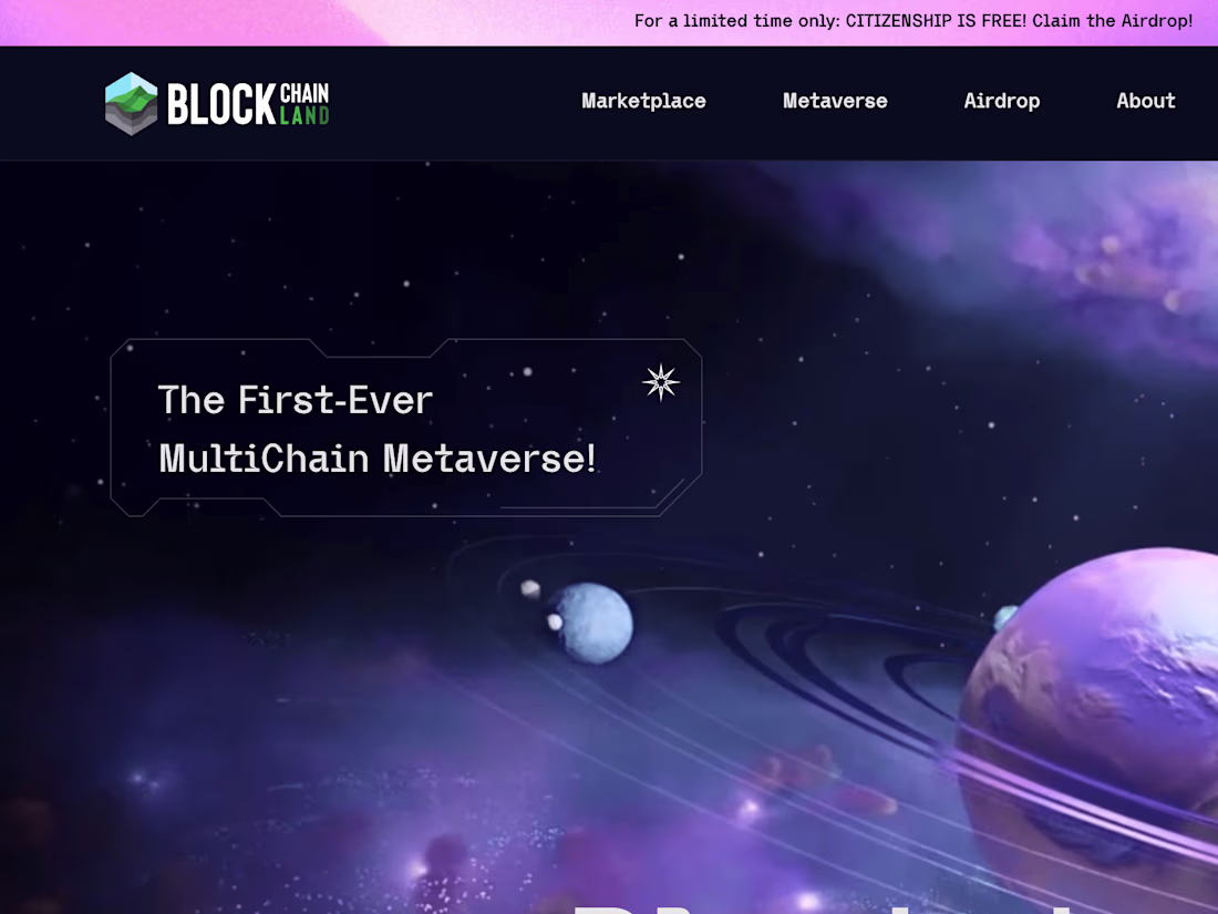 Cover image for MultiChain Metaverse | Blockchain.land