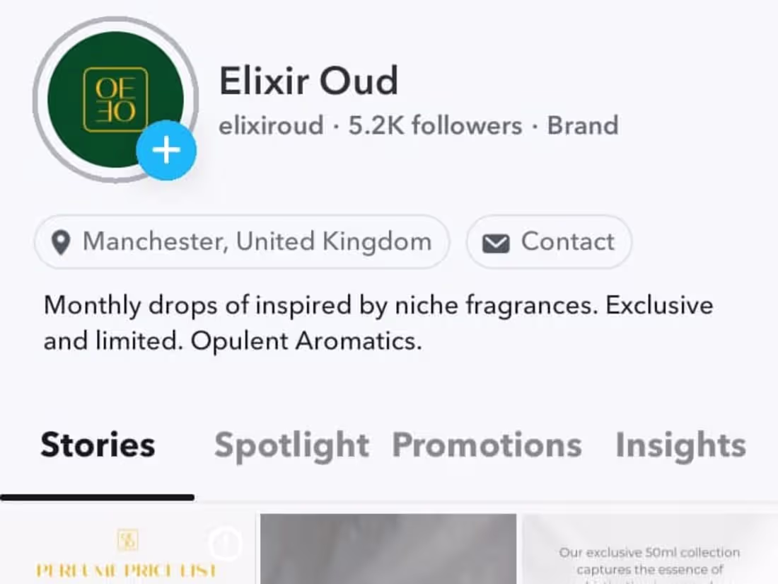 Cover image for Brand Marketing Luxury Perfume Elixir Oud