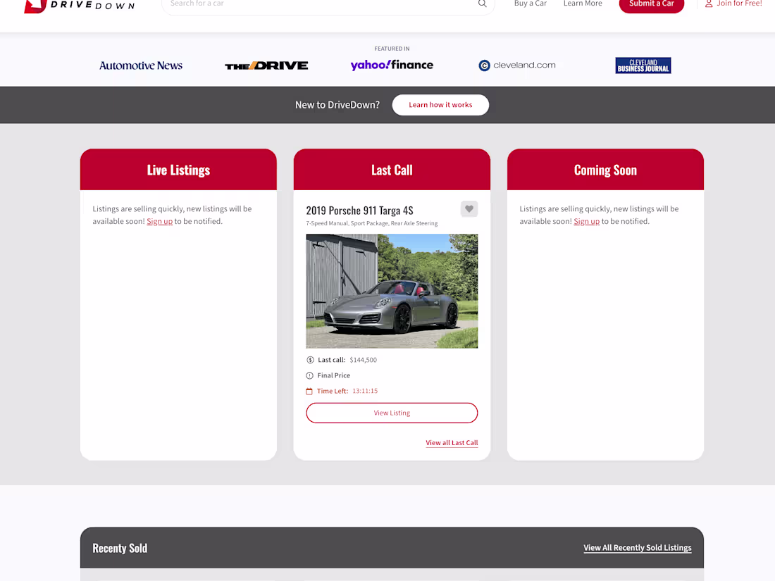 Cover image for DriveDownCars