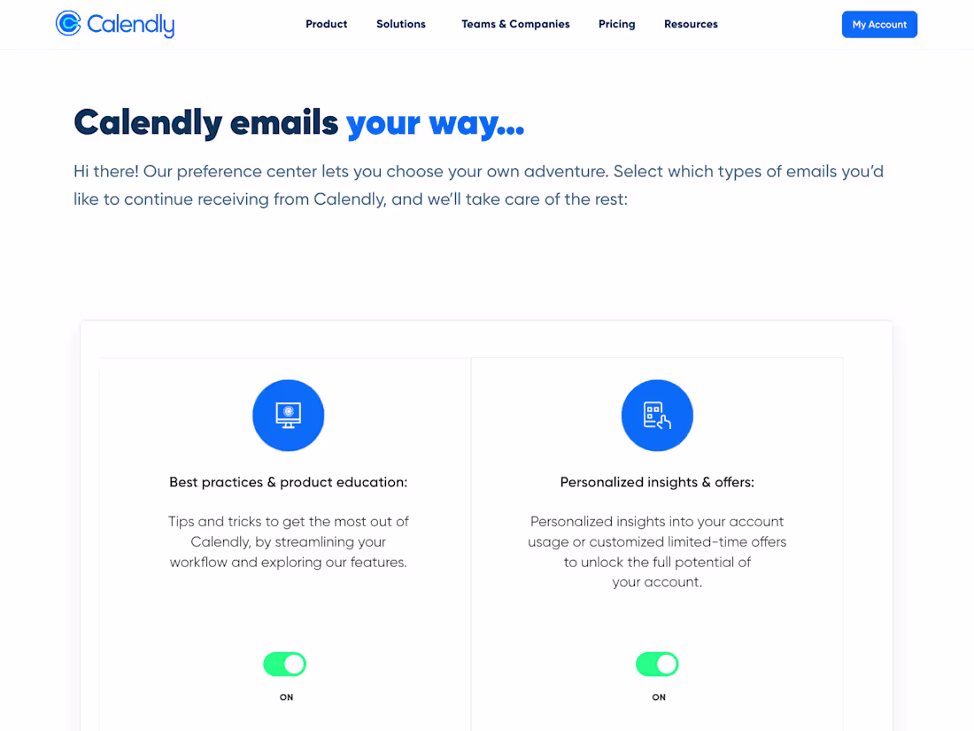 Cover image for Calendly Preference Center (Marketo + Braze)