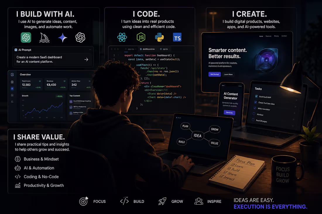 Cover image for I build with AI, turn