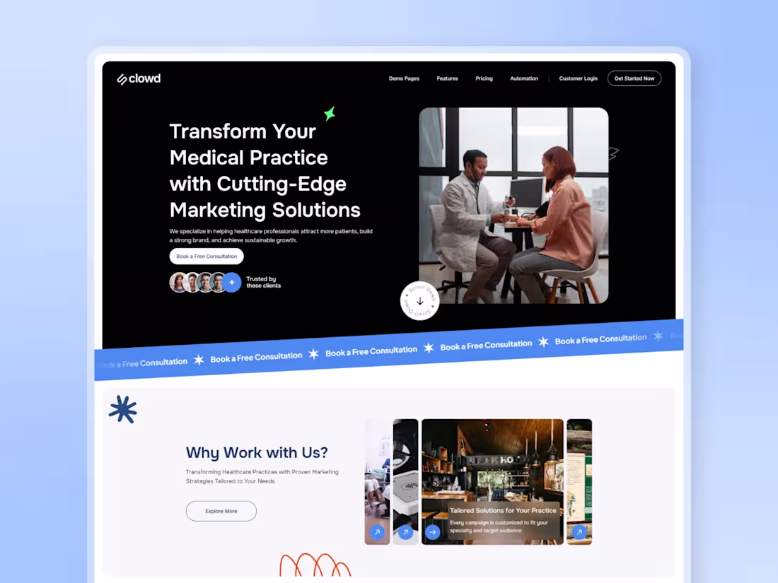 Cover image for Landing Page in Framer 