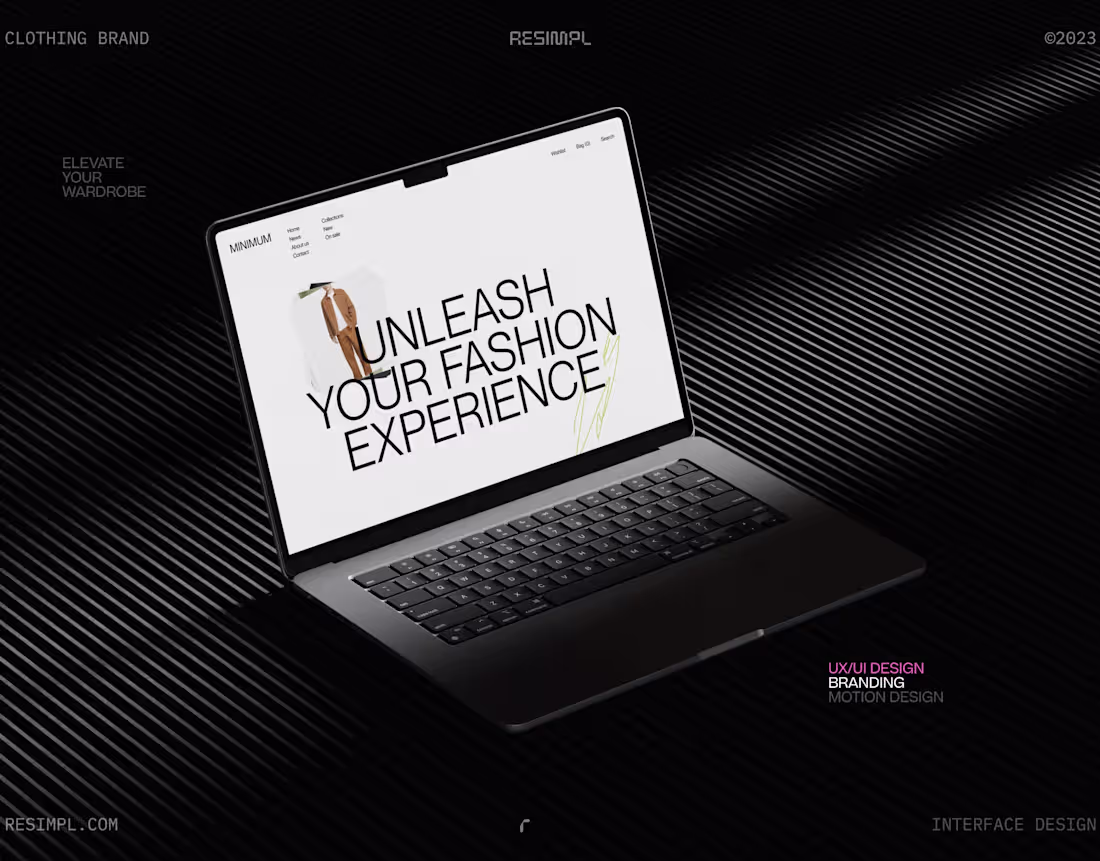Cover image for Outform x Minimum - Clothing Website UI/UX Design
