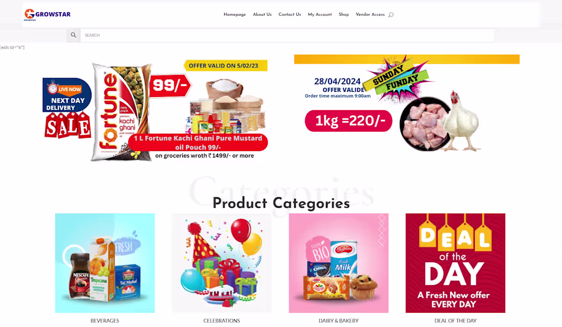 Cover image for GrowStar: E-commerce Platform