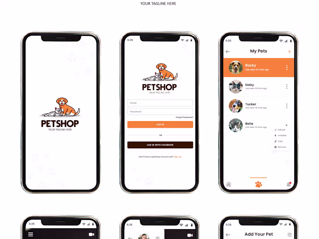 Cover image for Interactive Mobile App Interface
