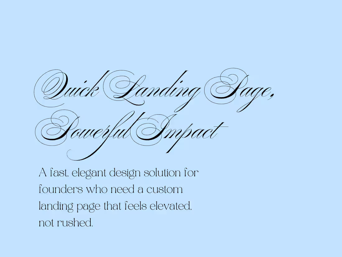 Cover image for Quick-Start Landing Page Design 