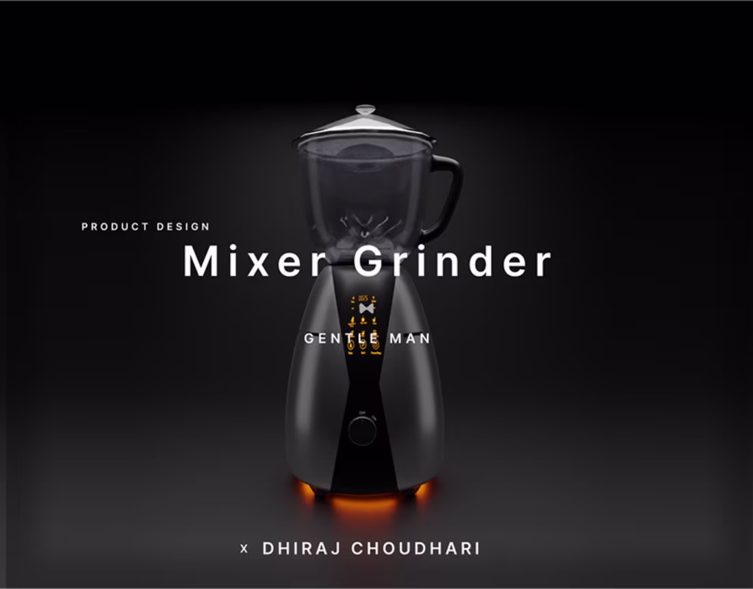 Cover image for Industrial Product Design Portfolio | Mixer Grinder :: Behance