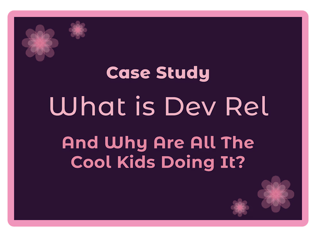 Cover image for What Is Dev Rel And Why Are All The Cool Kids Doing It?
