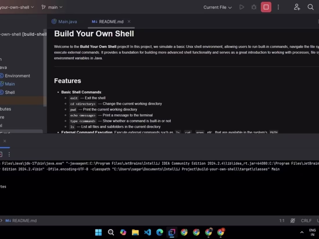 Cover image for Build Your Own Shell Project