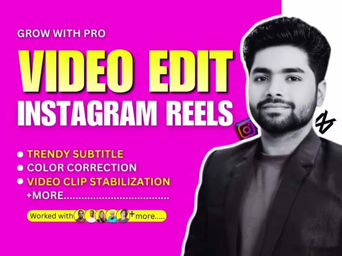 Cover image for Instagram reels video editor - Shorts & TikTok video editing