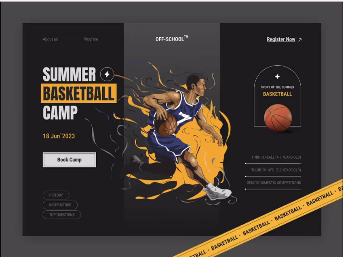 Cover image for Just completed a dynamic and responsive Basketball Website b...