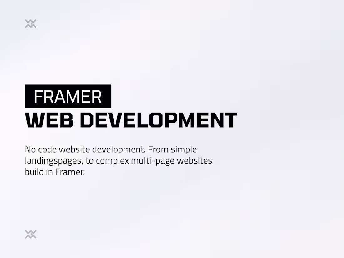 Cover image for Framer Web Development