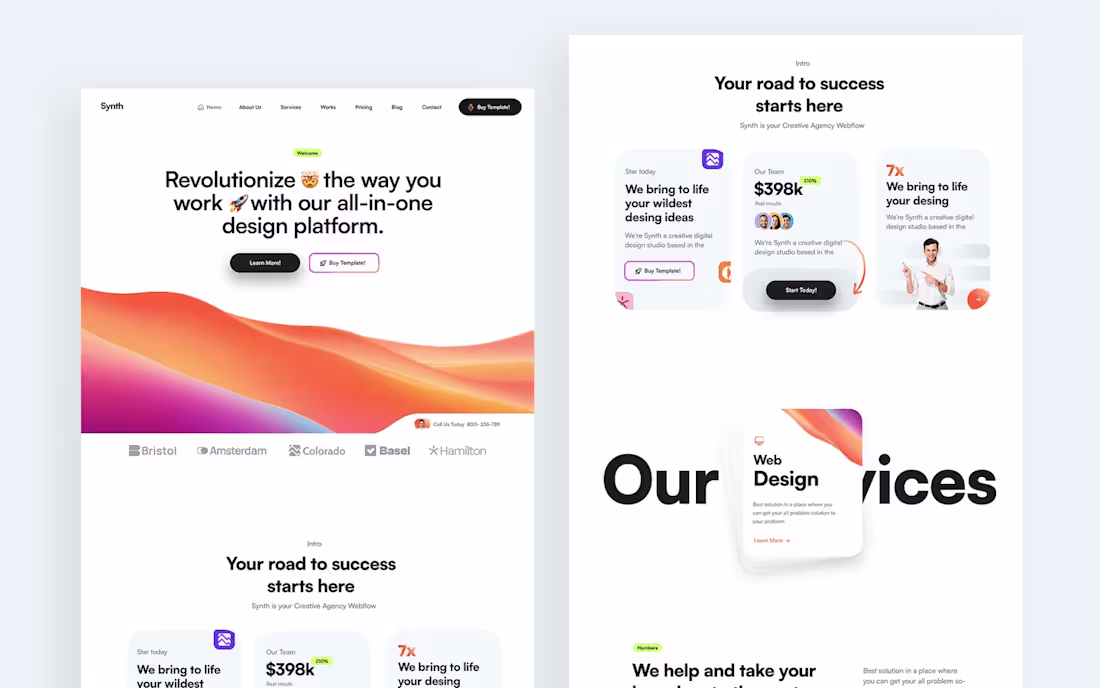Cover image for Framer Website For Creative Agency