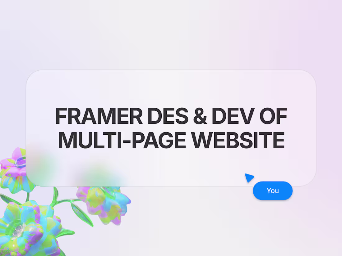 Cover image for Multi-Page Website in Framer