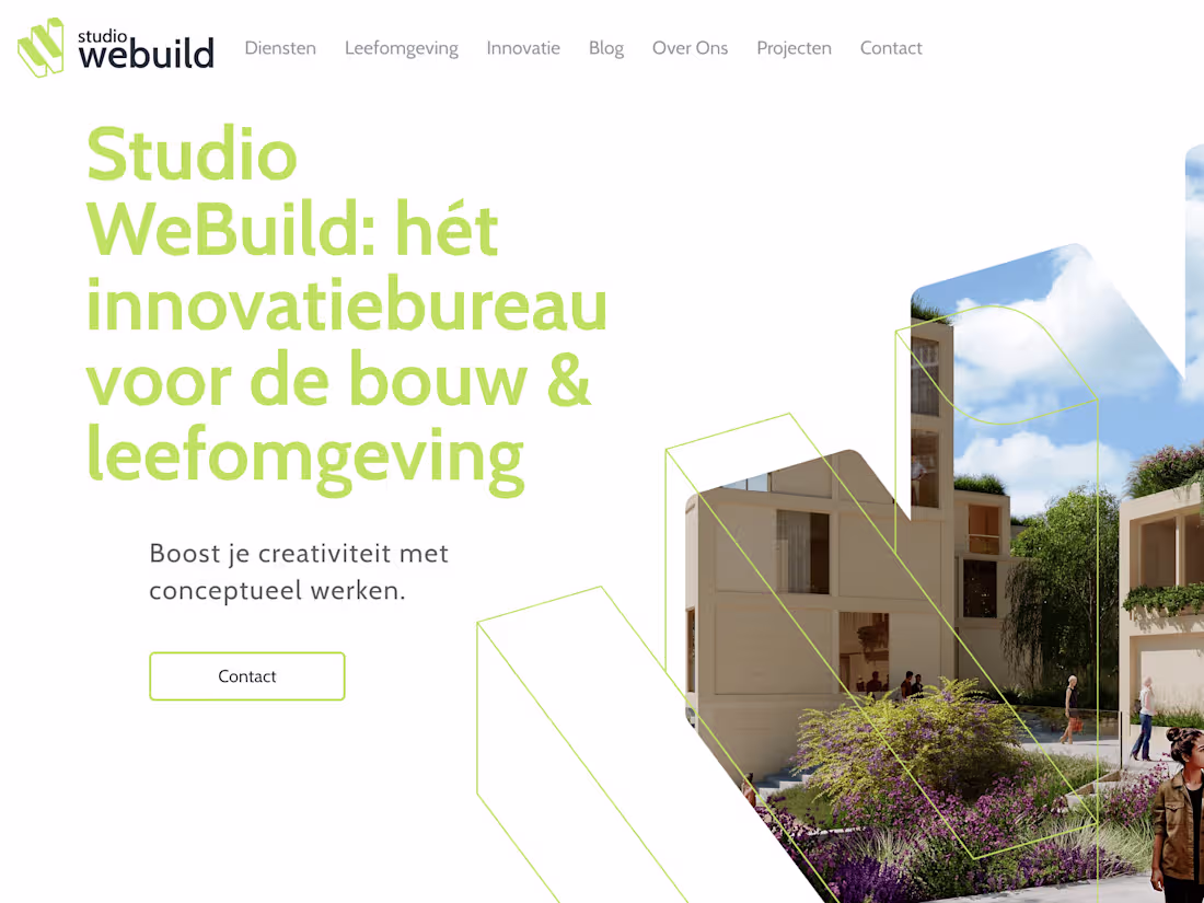 Cover image for Innovatiebureau voor bouw en leefomgeving | Studio WeBuild