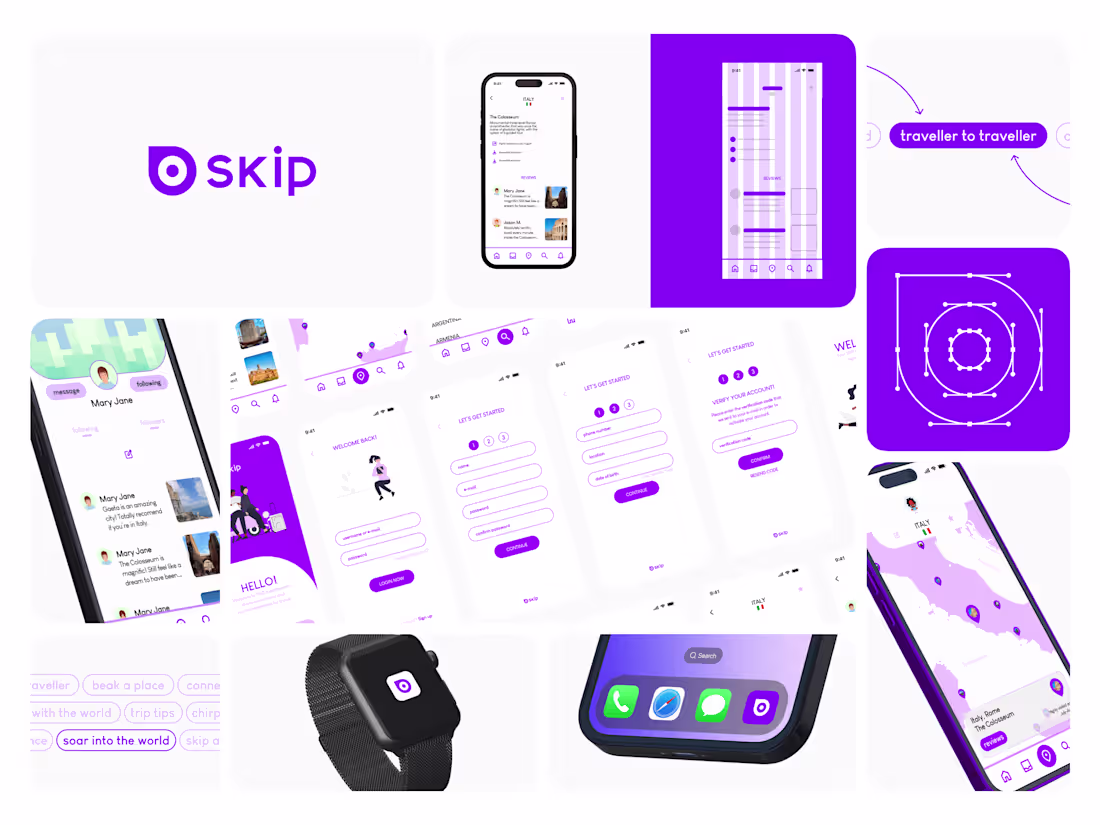Cover image for SKIP -Travel App
