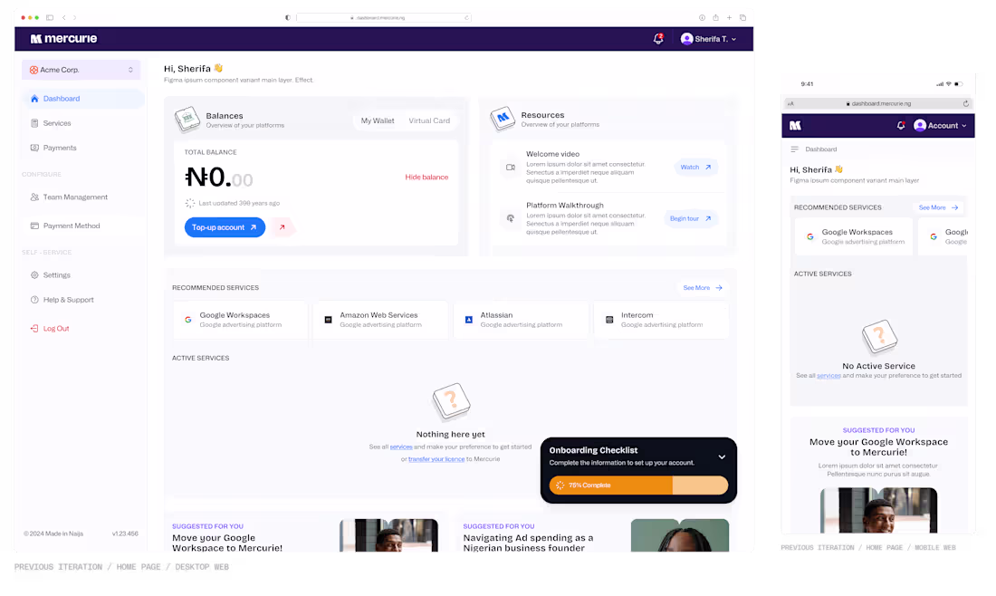 Cover image for Designing a all-in-one platform for software payments