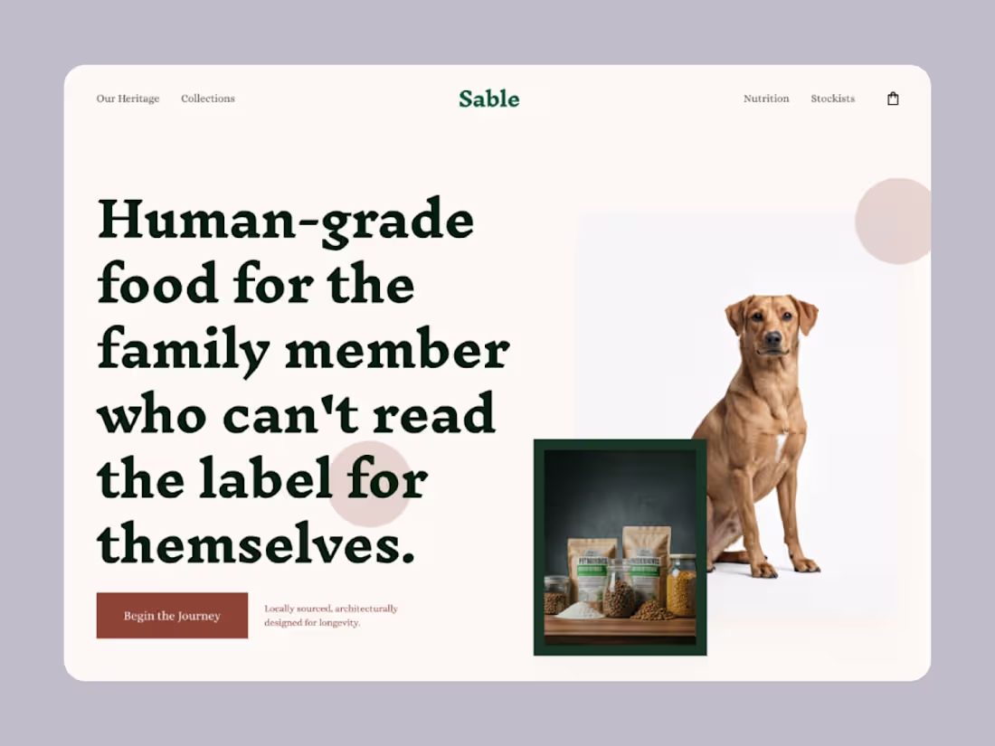 Cover image for Sable - A premium meal