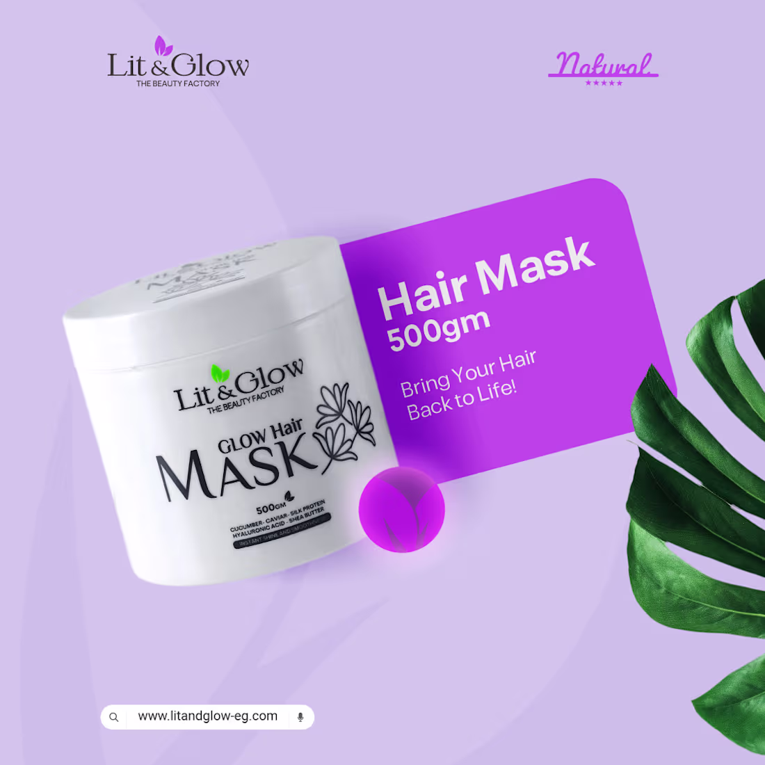 Cover image for Lit & Glow Brand I designed the packaging and social media v...